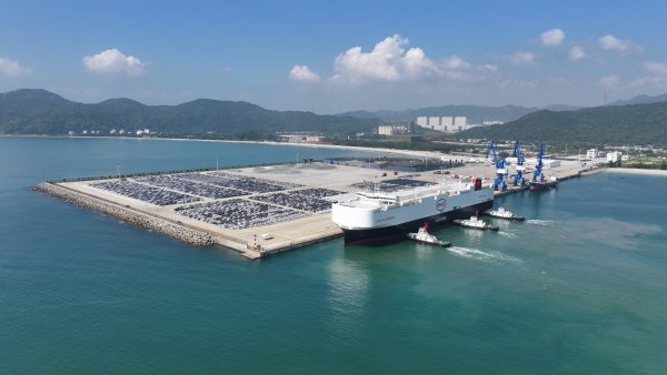 银河集团官网小漠港区汽车今年累计出口超5万辆